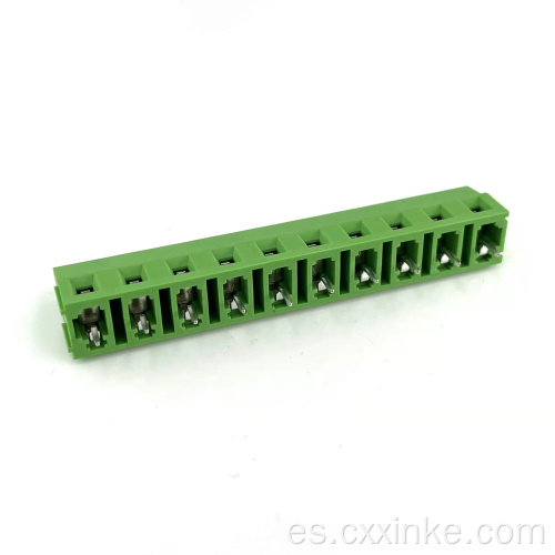 Conector en línea del bloque PCB tipo PCB de tipo tornillo de 10 posición